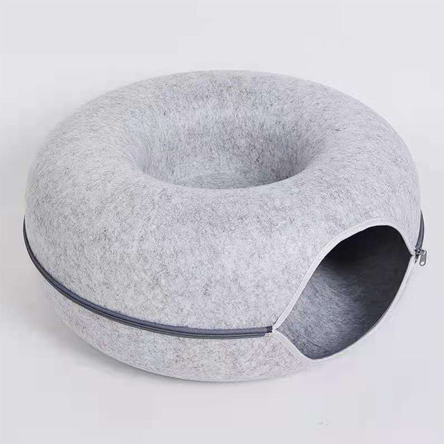 Luxe Kattenbed en Speelhuis - WhiskerNest