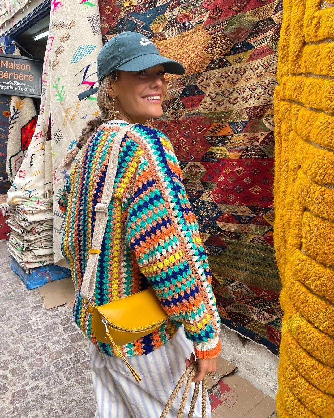 Jacquelin - Trendy Gekleurde Cardigan voor Vrouwen
