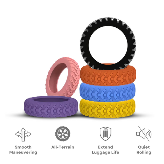 WheelGuard - Beschermers voor Bagagewielen | Set van 8