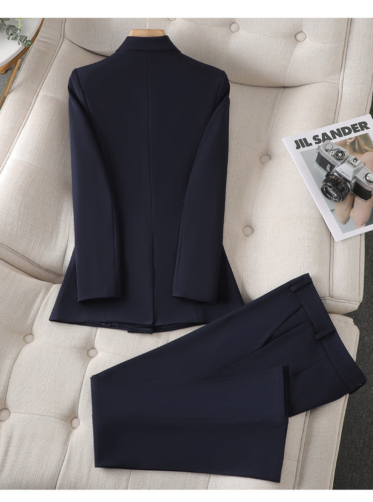 Kounie - Elegante Blazer en Broek Set voor Vrouwen