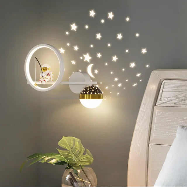 LumiPlezier – Moderne Wandlamp voor Kinderkamers – Warmte & Geborgenheid