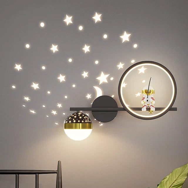 LumiPlezier – Moderne Wandlamp voor Kinderkamers – Warmte & Geborgenheid
