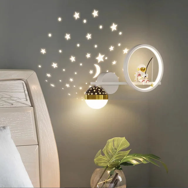 LumiPlezier – Moderne Wandlamp voor Kinderkamers – Warmte & Geborgenheid