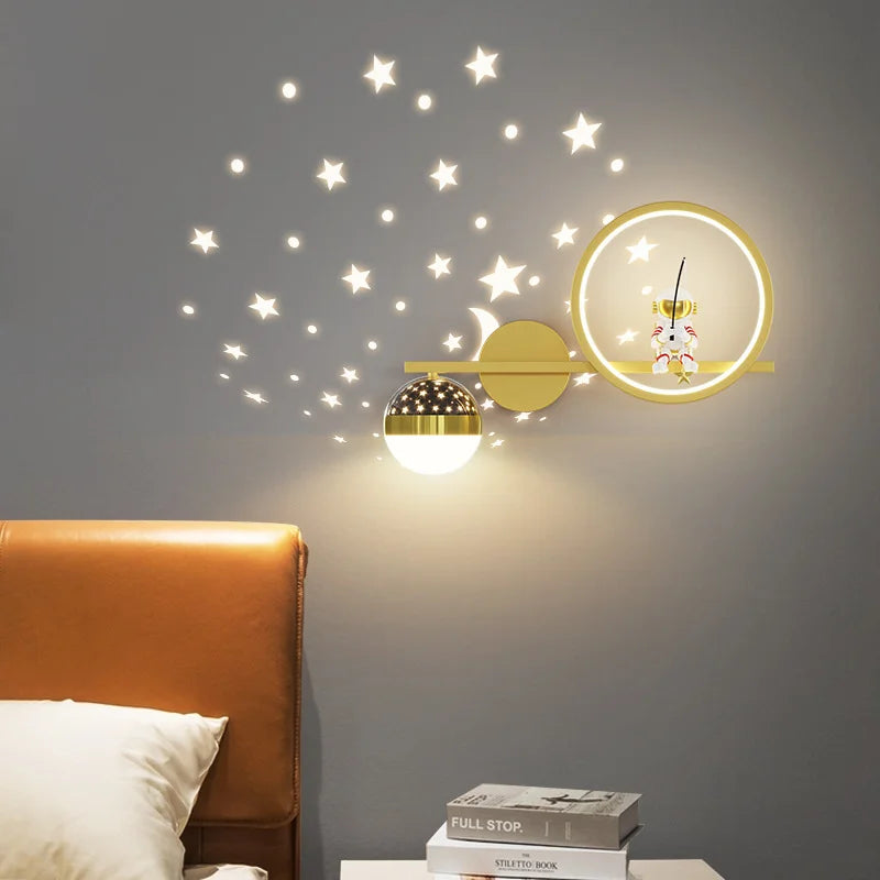 LumiPlezier – Moderne Wandlamp voor Kinderkamers – Warmte & Geborgenheid