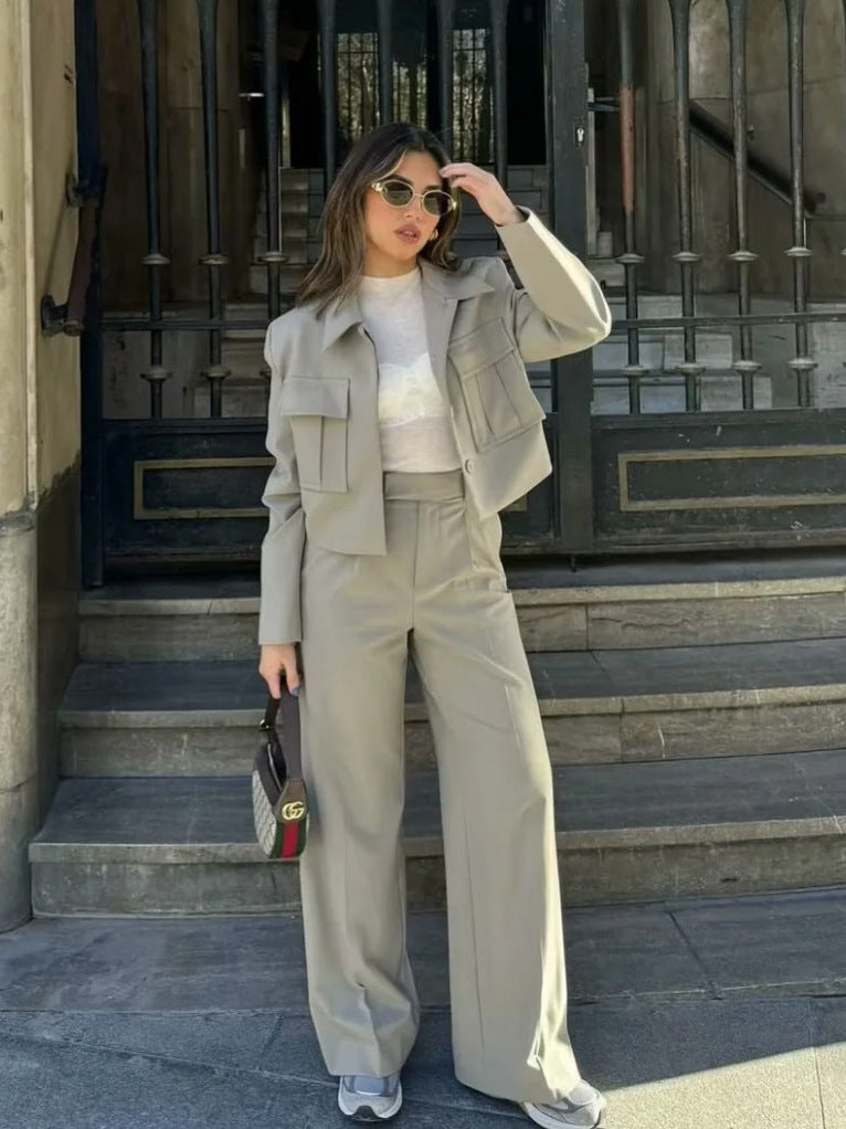 Eira - Dames Casual Blazer Suit met Zakken