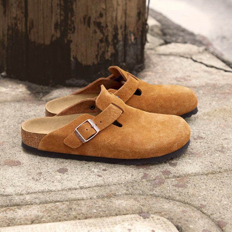 Nienke - Zachte Suède Sandalen met Voetbed