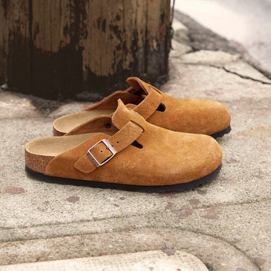 Nienke - Zachte Suède Sandalen met Voetbed