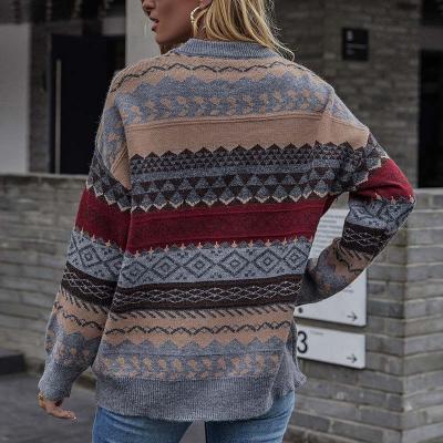 Zoey - Trendy Patroon Sweater voor Vrouwen