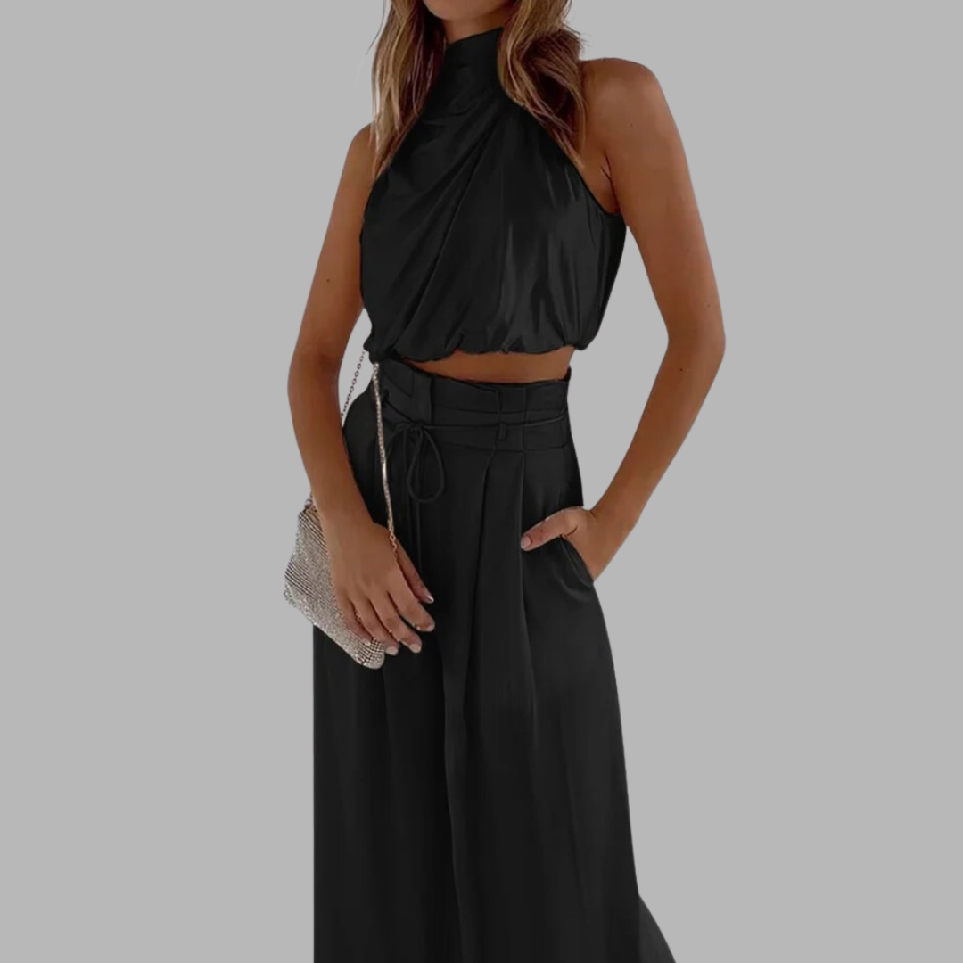 Elle - Elegante Mouwloze Top Set voor Vrouwen