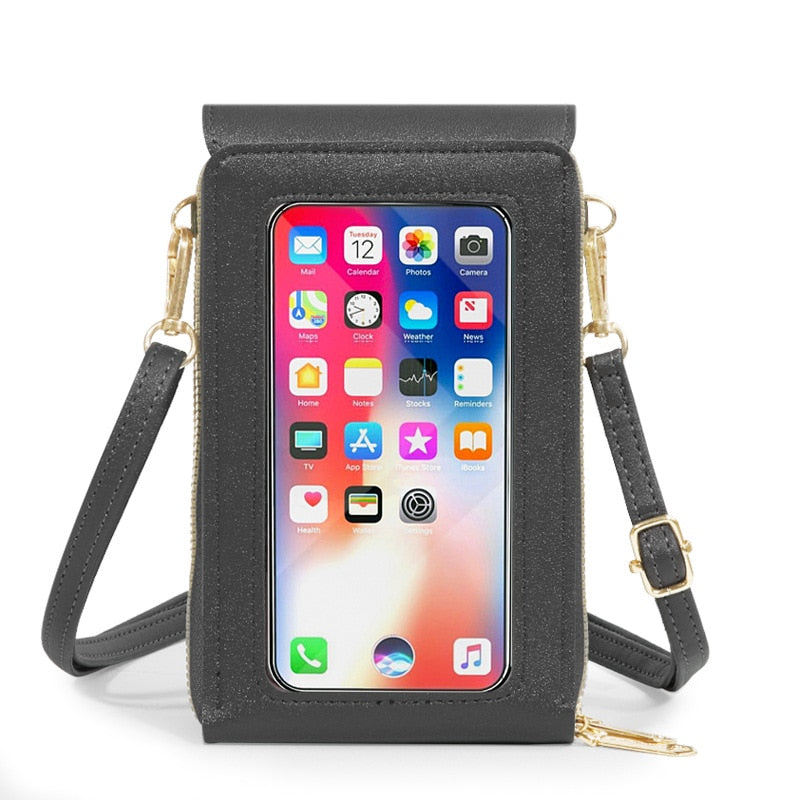 Neri - Transparante Schouder Telefoontas