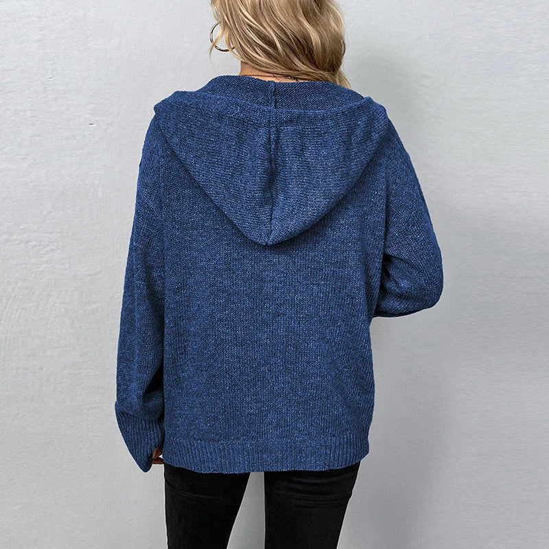 Gerlie - Trendy Hoodie Cardigan voor Vrouwen