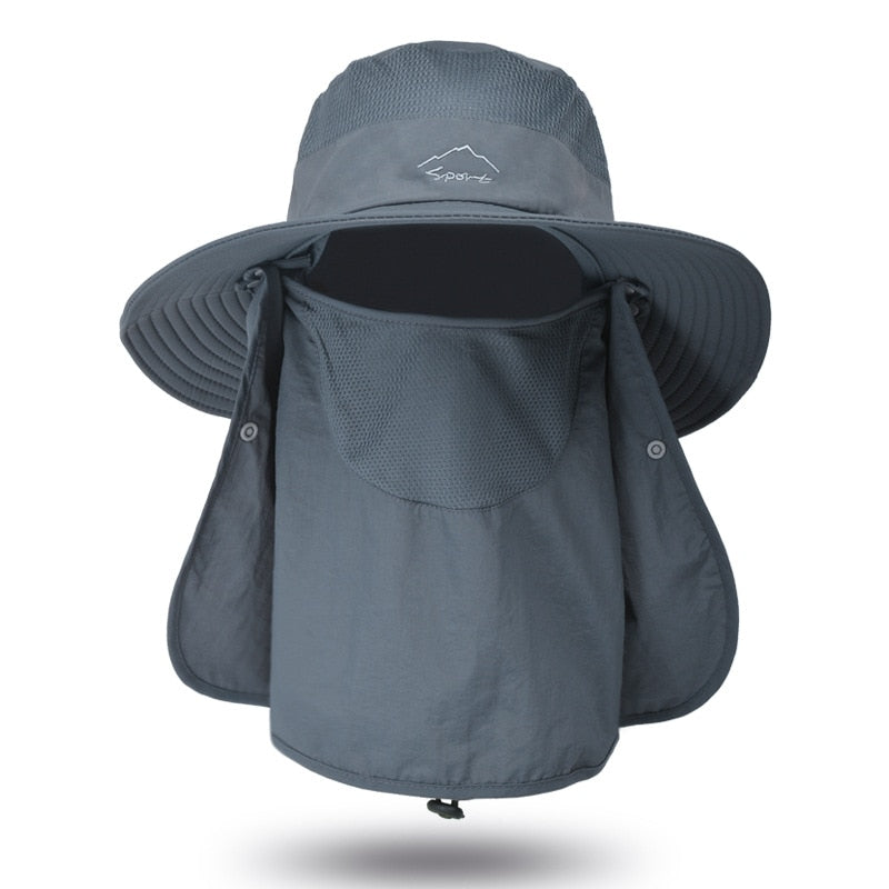 Outdoor Zonnehoed Voor Heren - Beschermend & Ademend