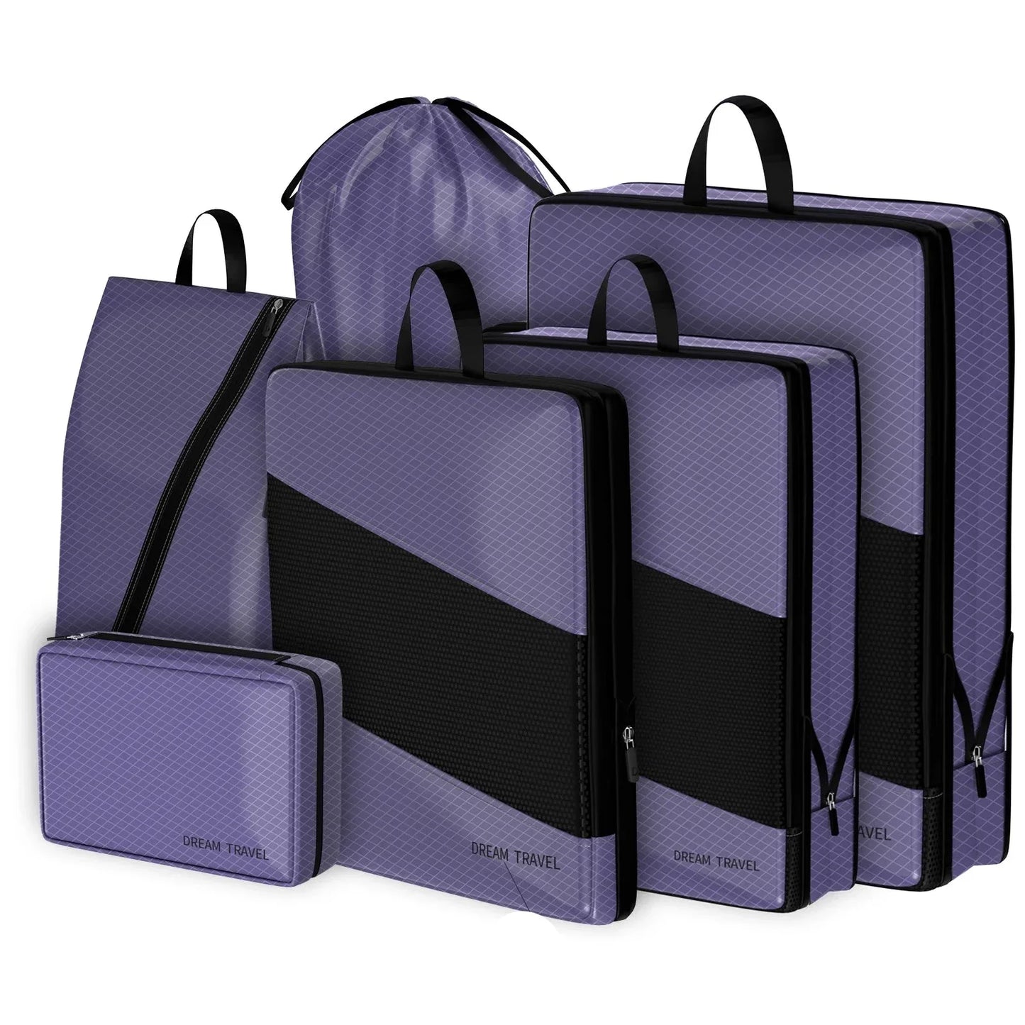 SpacePro - 6-Pack Compressie Pakblok Reistas Organizers