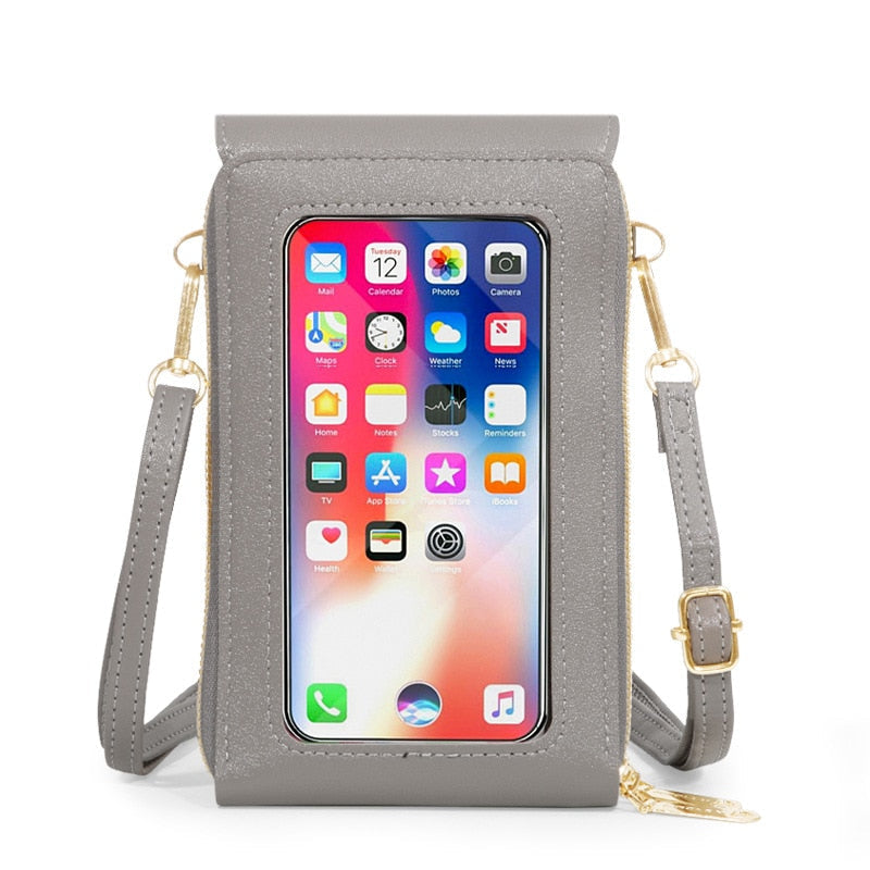 Neri - Transparante Schouder Telefoontas