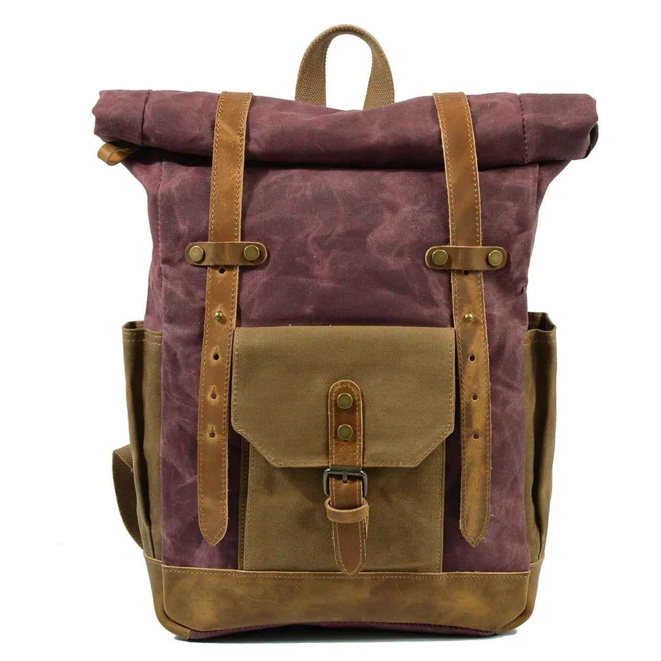 RollFlex - Canvas Reisrugzak met Roll-Top