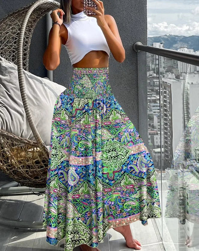 Boho Stijl A-Lijn Rok