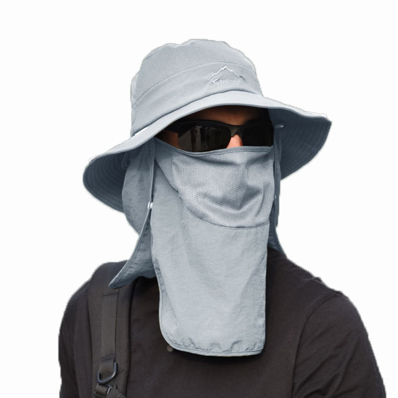 Outdoor Zonnehoed Voor Heren - Beschermend & Ademend