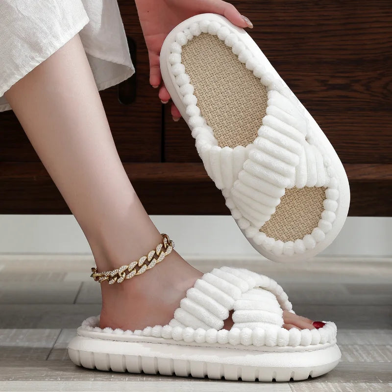 Jillie - Pluche Binnenpantoffels voor Vrouwen