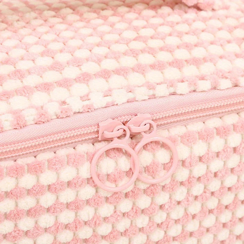 VelvetEase - 3-delige Zachte Corduroy Cosmeticaset