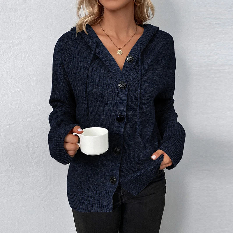 Gerlie - Trendy Hoodie Cardigan voor Vrouwen