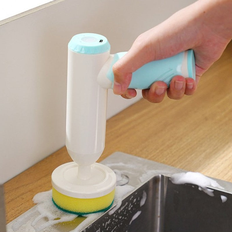 PowerBrushPro – 4-delige Schoonmaakborstel – Multifunctioneel & Krachtig