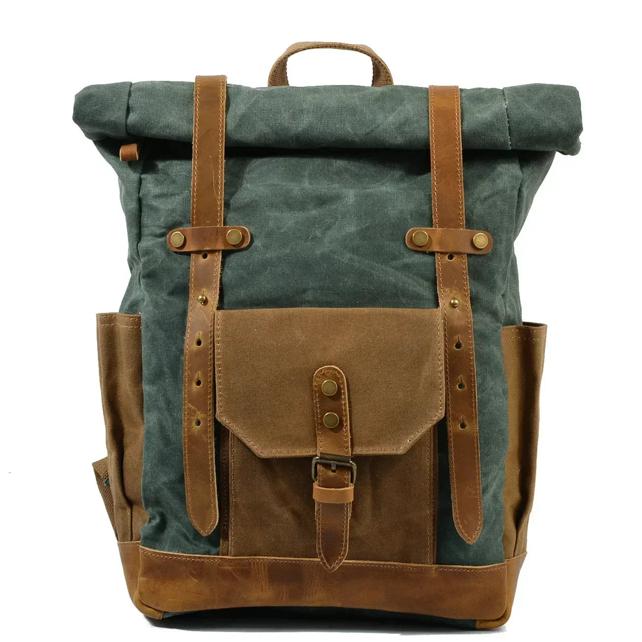 RollFlex - Canvas Reisrugzak met Roll-Top