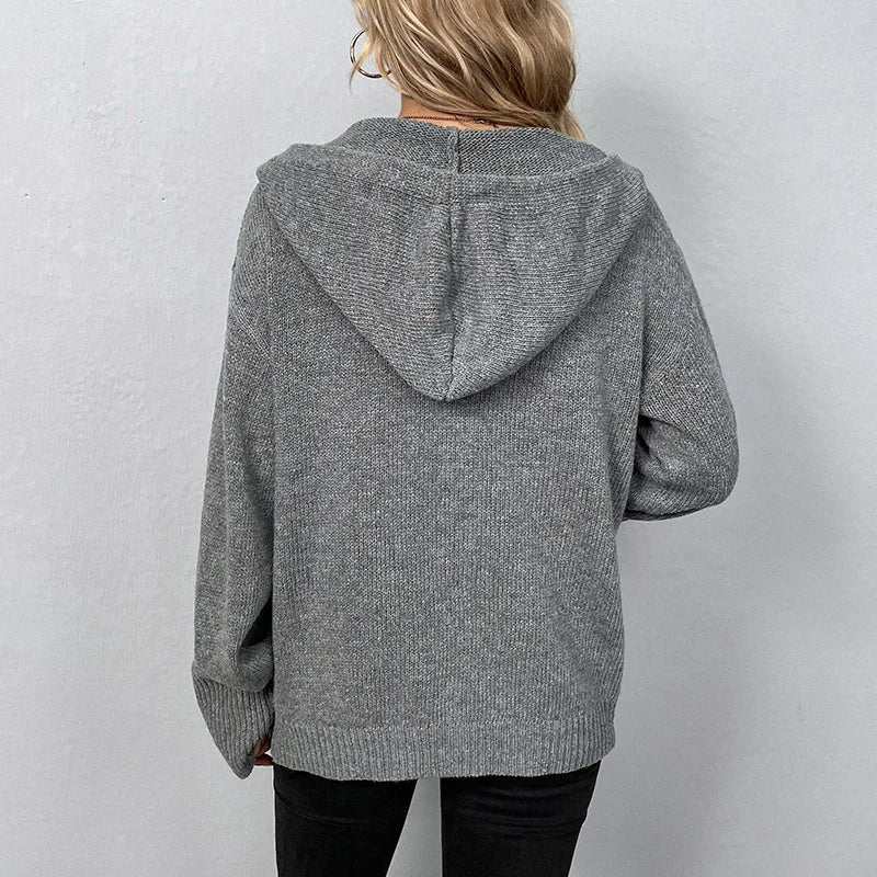 Gerlie - Trendy Hoodie Cardigan voor Vrouwen
