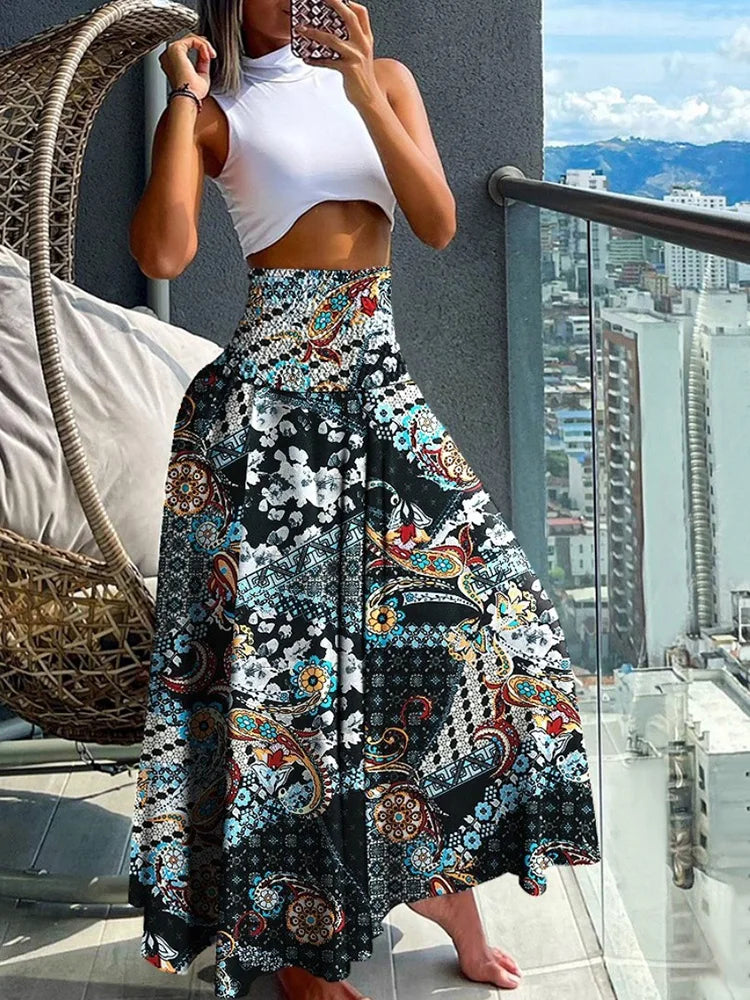 Boho Stijl A-Lijn Rok