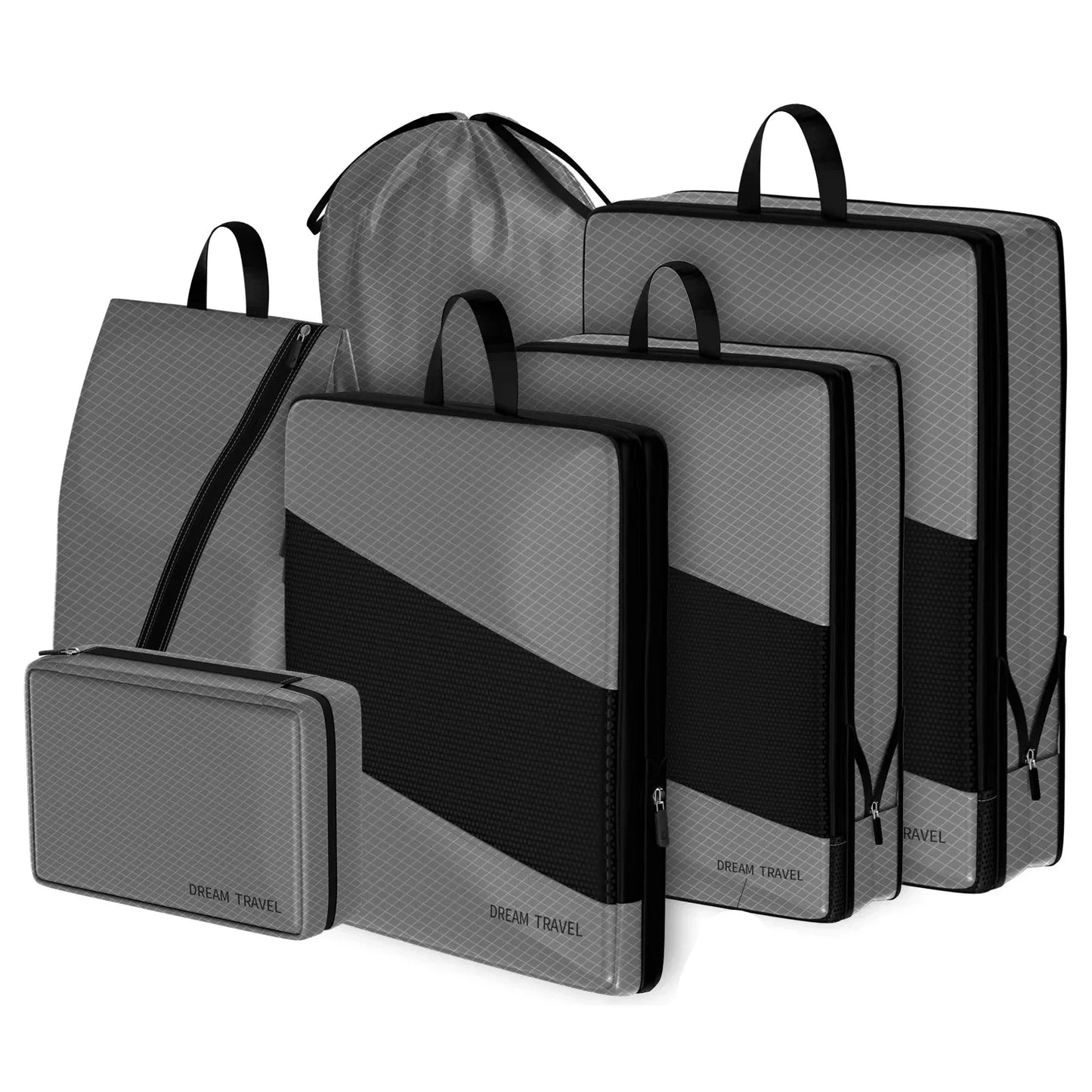 SpacePro - 6-Pack Compressie Pakblok Reistas Organizers