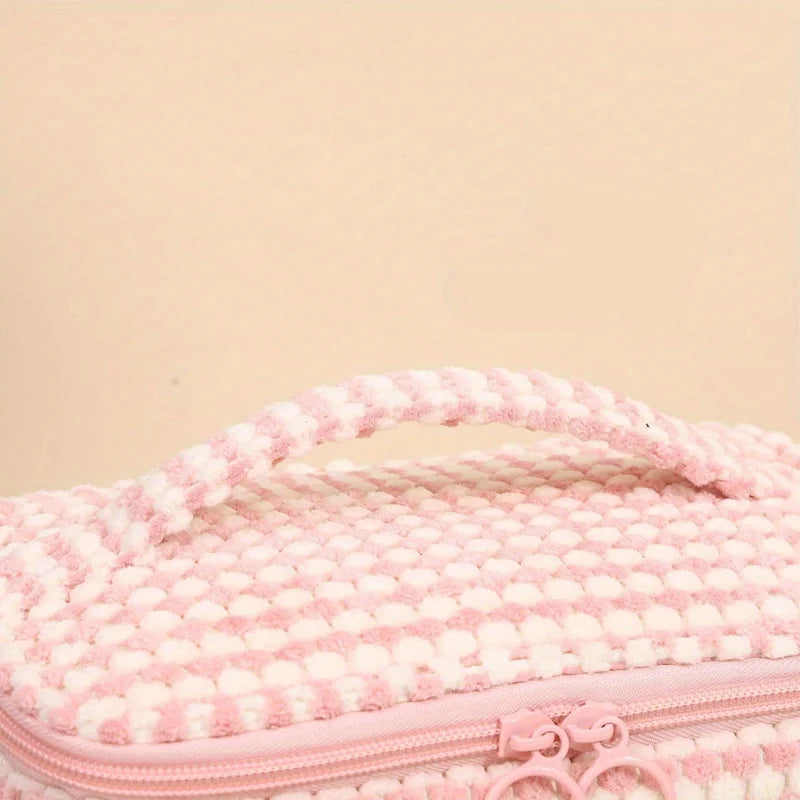 VelvetEase - 3-delige Zachte Corduroy Cosmeticaset