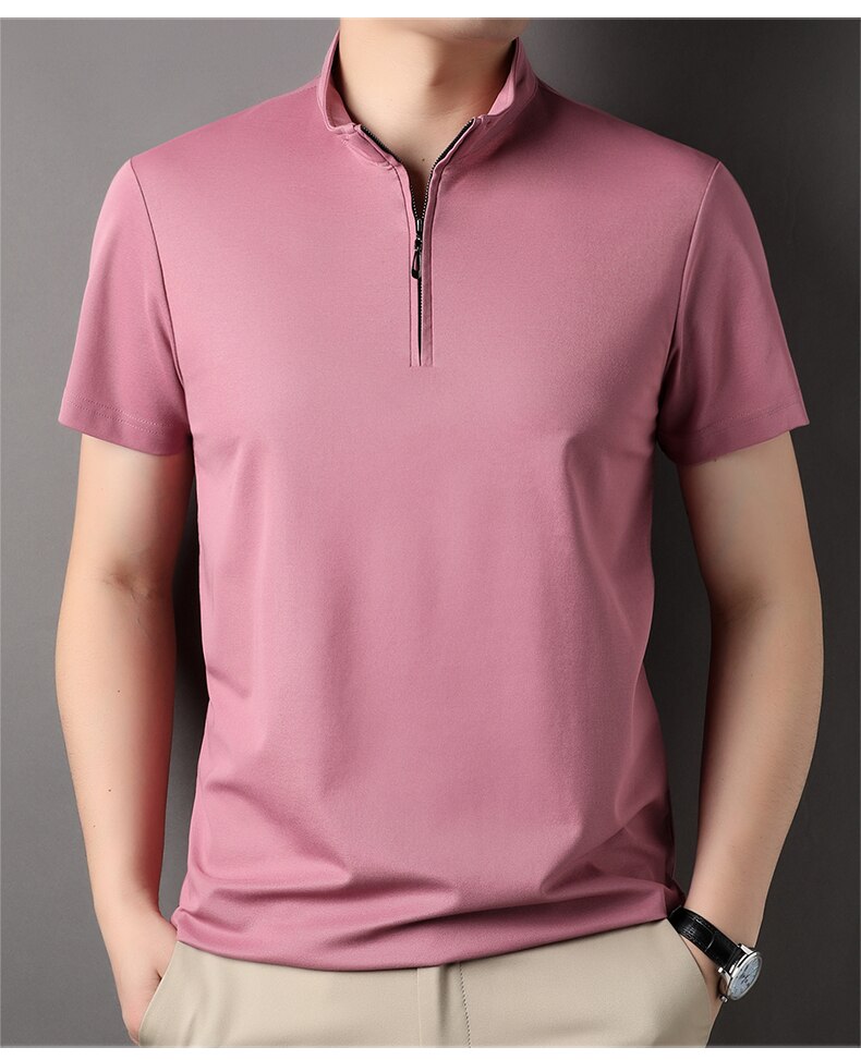 Slim Fit Shirt met Rits