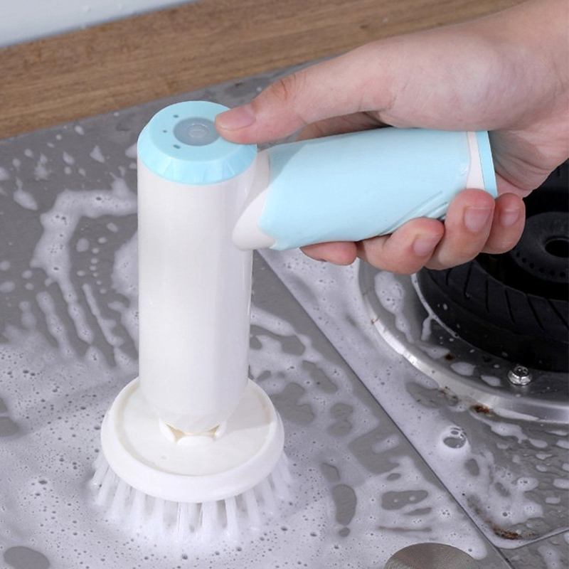 PowerBrushPro – 4-delige Schoonmaakborstel – Multifunctioneel & Krachtig