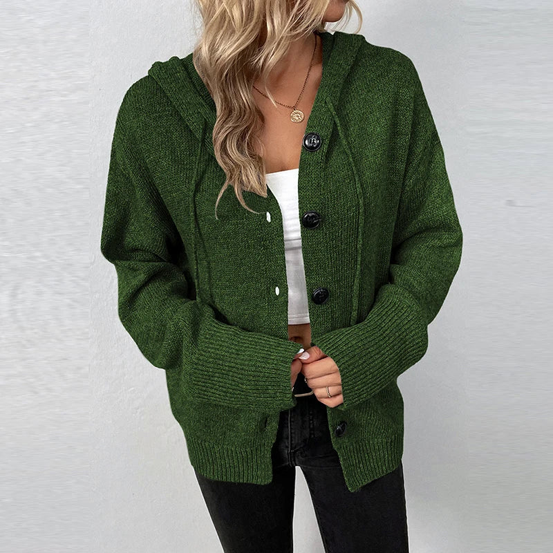 Gerlie - Trendy Hoodie Cardigan voor Vrouwen