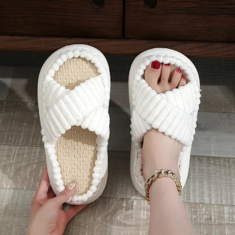 Jillie - Pluche Binnenpantoffels voor Vrouwen
