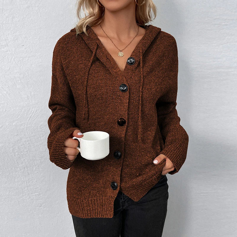 Gerlie - Trendy Hoodie Cardigan voor Vrouwen