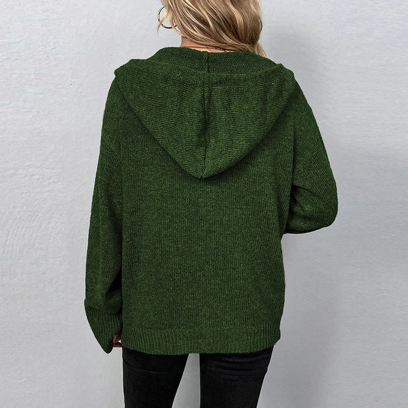 Gerlie - Trendy Hoodie Cardigan voor Vrouwen