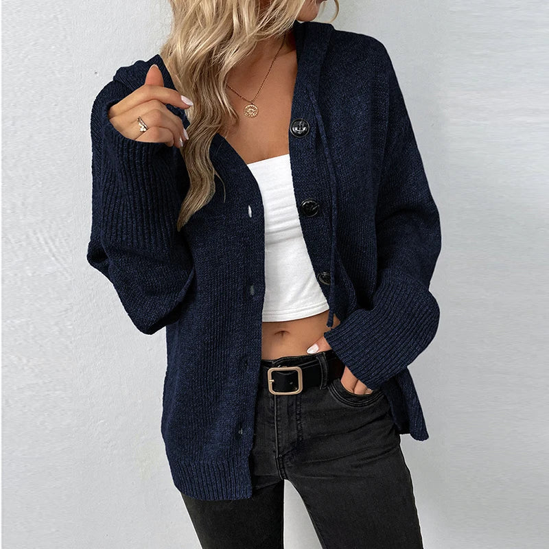 Gerlie - Trendy Hoodie Cardigan voor Vrouwen
