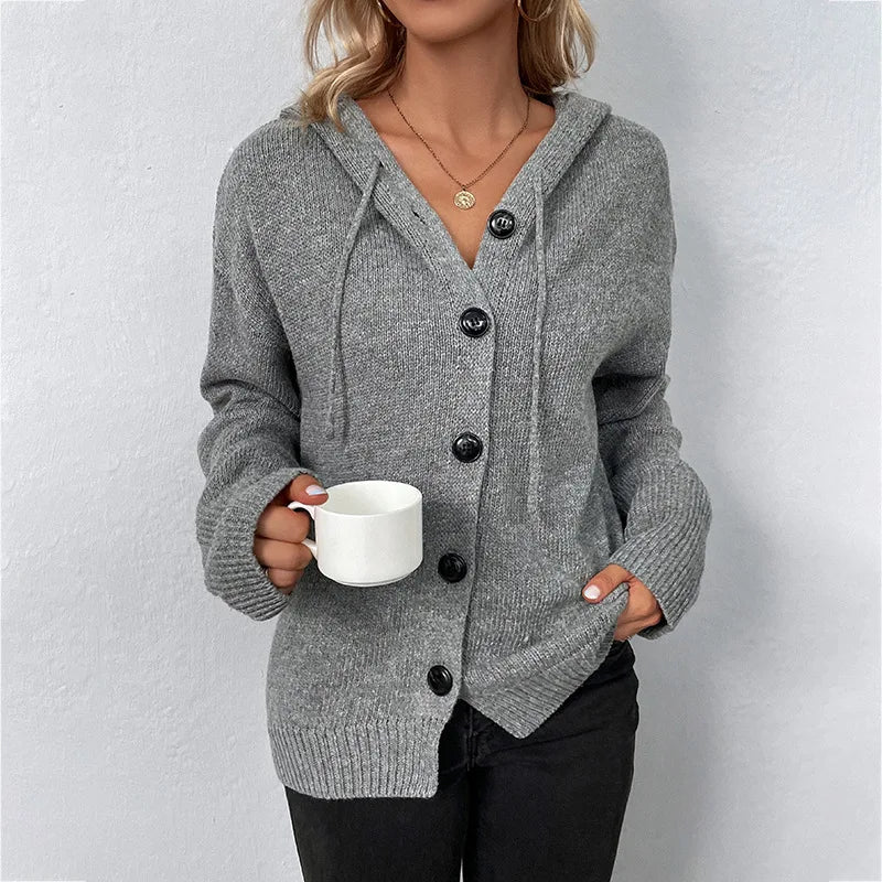 Gerlie - Trendy Hoodie Cardigan voor Vrouwen