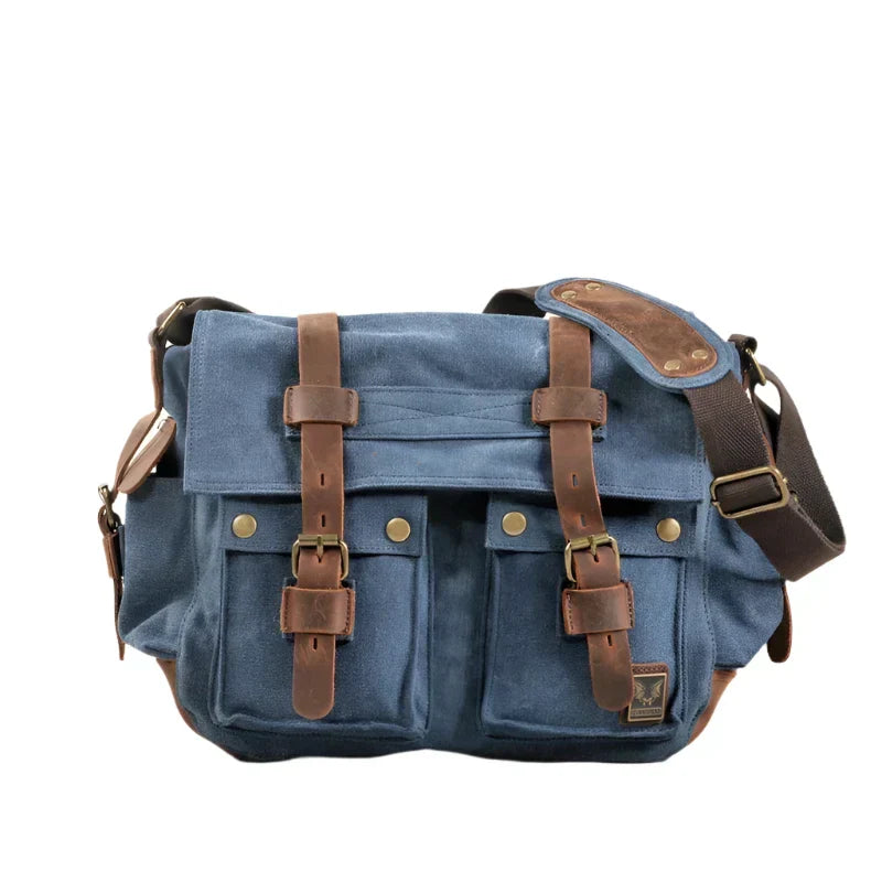 RuggedLine - Robuuste Canvas Messenger Schoudertas