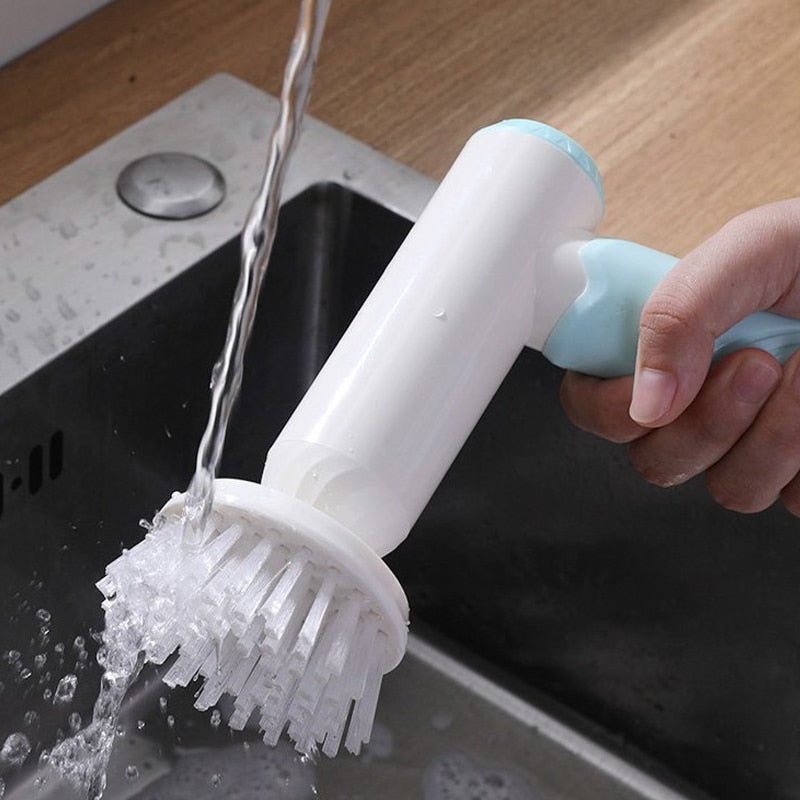 PowerBrushPro – 4-delige Schoonmaakborstel – Multifunctioneel & Krachtig