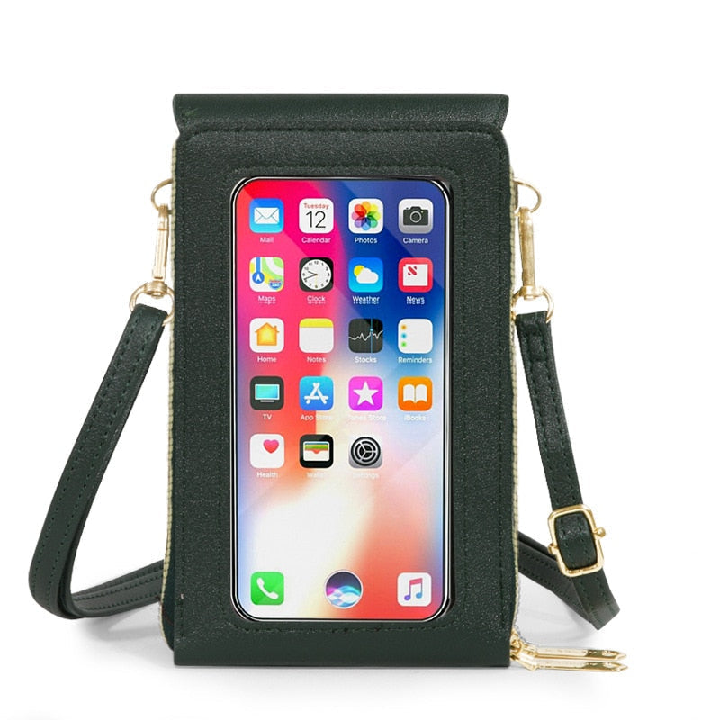 Neri - Transparante Schouder Telefoontas