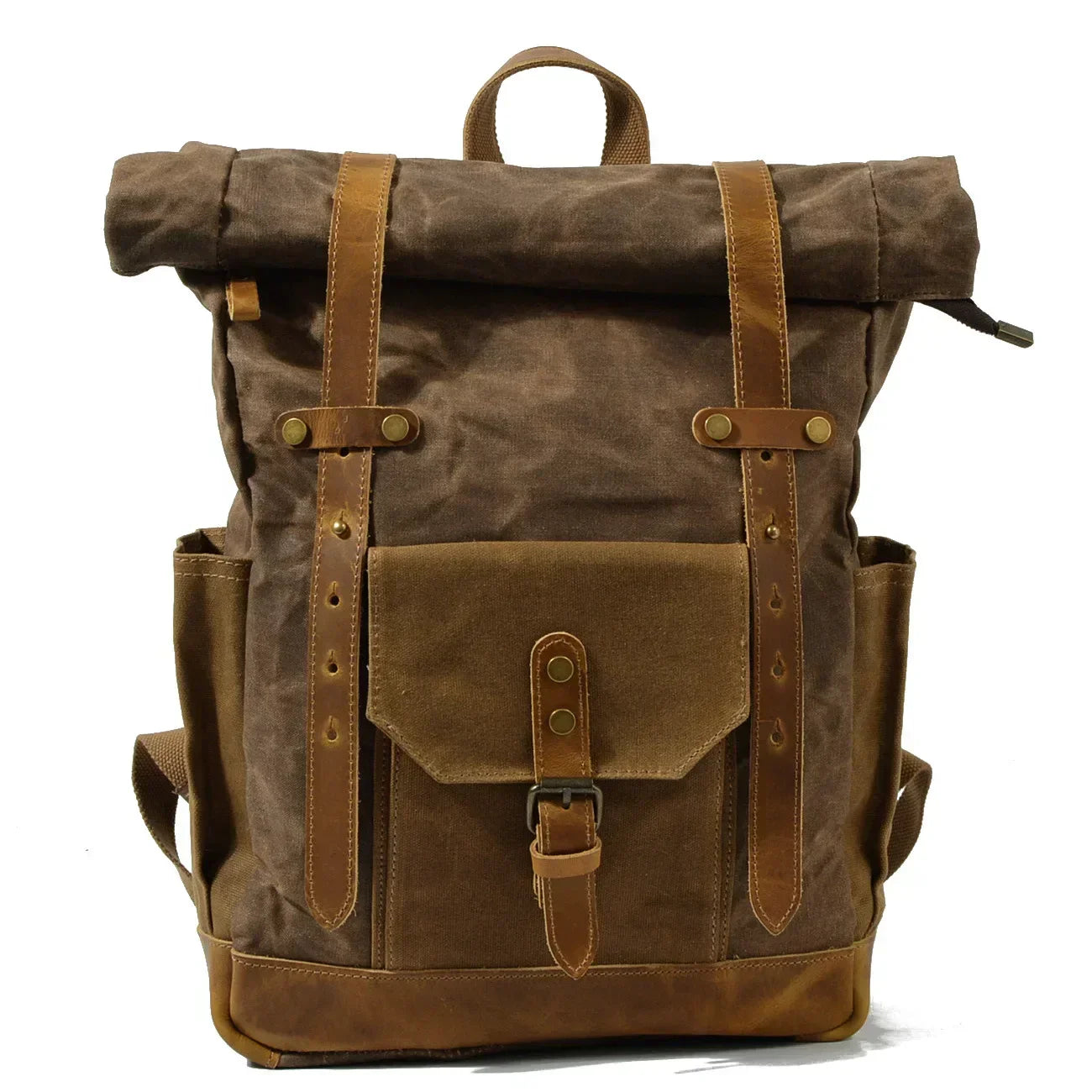 RollFlex - Canvas Reisrugzak met Roll-Top