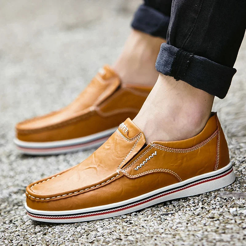 Sherman - Vintage Loafers voor Heren - Casual & Stijlvol