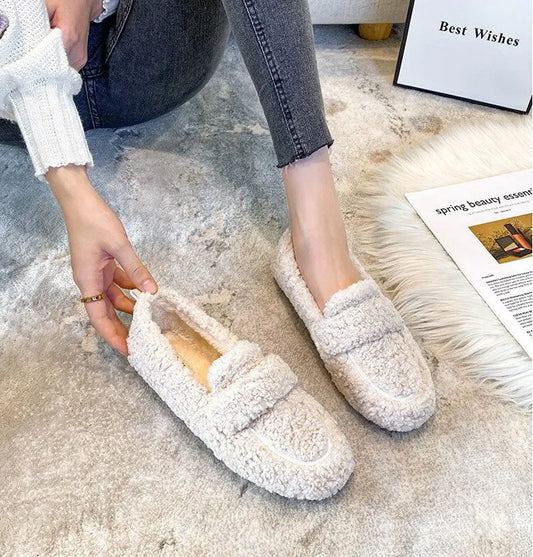 Paisley - Zachte Pluche Pantoffels met Antislipzool