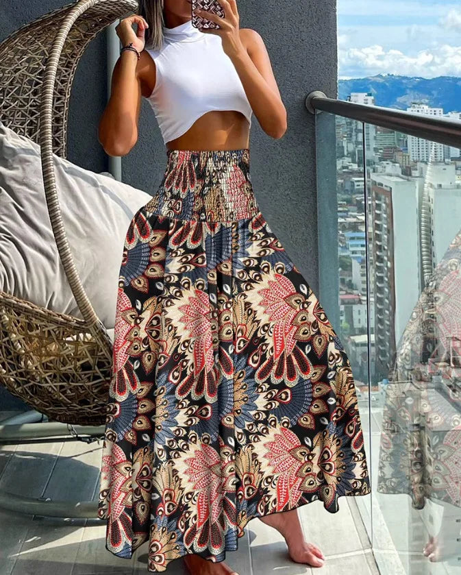Boho Stijl A-Lijn Rok