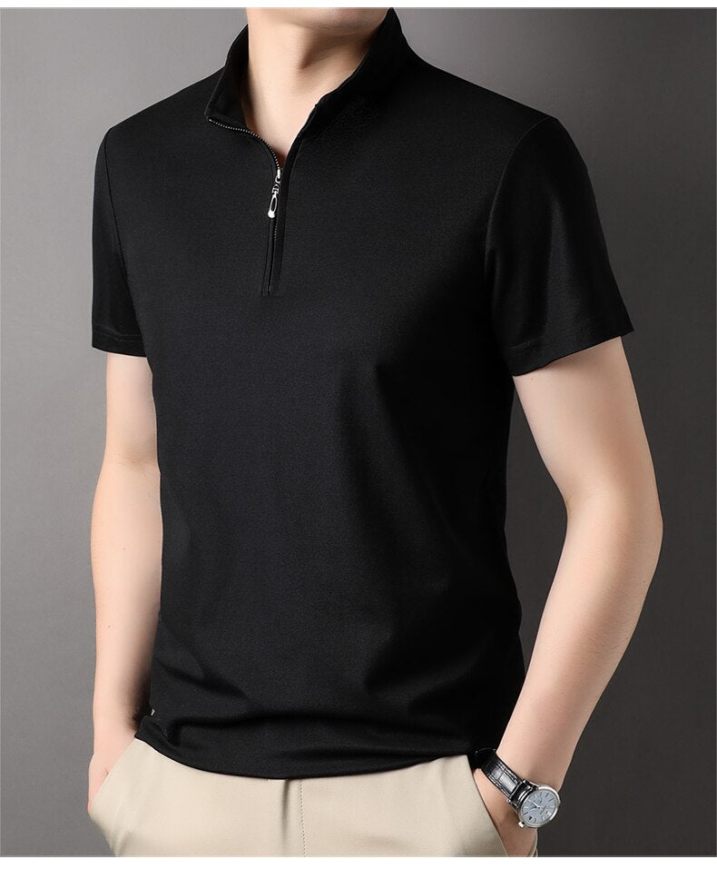 Slim Fit Shirt met Rits