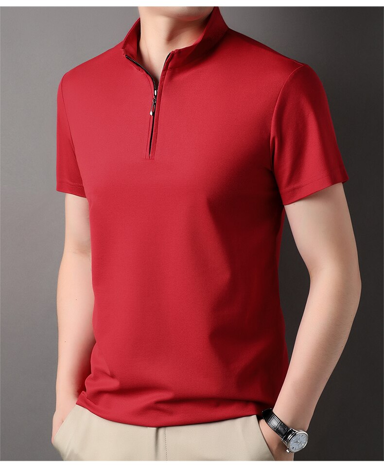Slim Fit Shirt met Rits