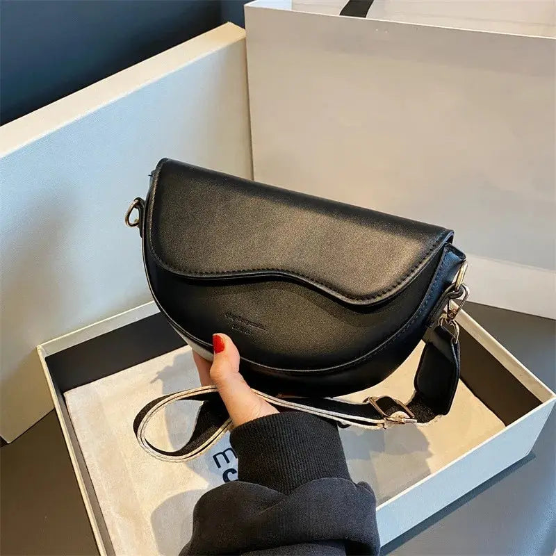 Elianne - Vintage Leren Zadel Schoudertas voor Vrouwen