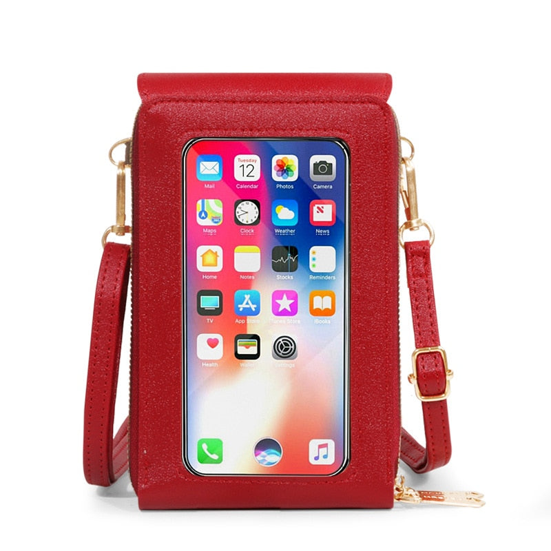 Neri - Transparante Schouder Telefoontas