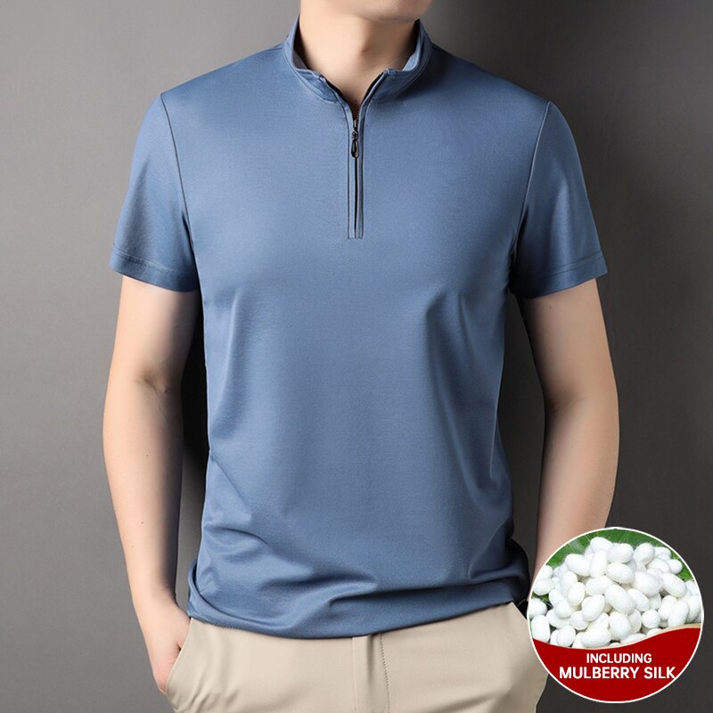 Slim Fit Shirt met Rits
